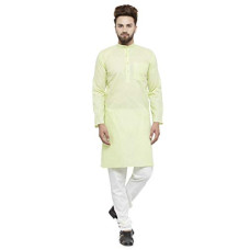 Deals, Discounts & Offers on Men - [Size 2XL] Ben Martin Rich Cotton Blend Kurta Pyjama For Men