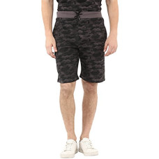 Deals, Discounts & Offers on Men - Urbano Fashion Men's Camouflage/Military Printed Grey Cotton Shorts