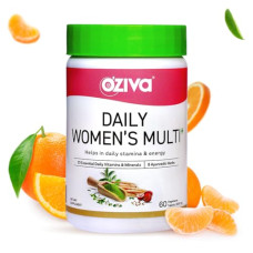 Deals, Discounts & Offers on  - OZiva Daily Womens Multivitamin Tablets | Daily Energy, Holistic Health & Hormonal Balance | With 23 Daily Multivitamins & Minerals, Shatavari, Brahmi, 60 Vegetarian Tablets Pack of 1