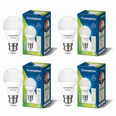 Deals, Discounts & Offers on  - Crompton Dyna Ray 9W Round B22 LED Cool Day Light Pack of 4