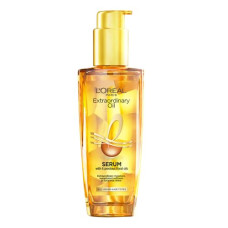Deals, Discounts & Offers on  - L'Oreal Paris Serum, Protection and Shine, For Dry, Flyaway & Frizzy Hair, With 6 Rare Flower Oils, Extraordinary Oil, 100ml