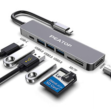 Deals, Discounts & Offers on  - PEATOP 7-in-1 USB C Hub Docking Station