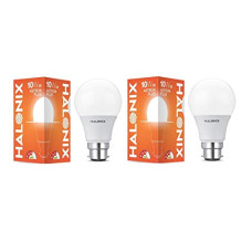 Deals, Discounts & Offers on  - Halonix B22D 10-Watt Led Astron Plus (White, Round) - Pack of 2