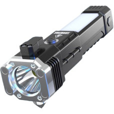 Deals, Discounts & Offers on  - MZ S700 (LIFE SAVING LED TORCH) Glass Breaker Seal Belt Cutter 3 modes Torch(Black, 16.5 cm, Rechargeable)