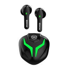 Deals, Discounts & Offers on Headphones - Wings Phantom 260 Truly Wireless in Ear Earbuds with Mic,Fast Charge & Up to 30Hrs Playtime, Gaming Earbuds with Low Latency 40 ms, Case with LED Lights, Bluetooth 5.3 TWS