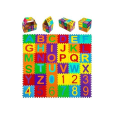 Deals, Discounts & Offers on Baby Care - BUMTUM Baby Alphabet Interlocking Tiles Double Sided Water Proof, Learning Floor Carpet Gym Mat