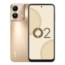 Deals, Discounts & Offers on Electronics - Lava O2 (Royal Gold, 8GB RAM, UFS 2.2 128GB Storage) |AG Glass Back|T616 Octacore Processor|18W Fast Charging|6.5 inch 90Hz Punch Hole Display|50MP AI Dual Camera|Upto 16GB Expandable RAM