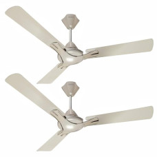 Deals, Discounts & Offers on  - Havells 1200mm Nicola Energy Saving Ceiling Fan (Pearl White Silver, Pack of 2)