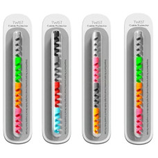 Deals, Discounts & Offers on  - Inefable (Set of 4-16 Pcs) Multicoloured Protection Spiral Cable & Wire Protectors Spring Wire for All Wired Accessories