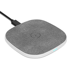 Deals, Discounts & Offers on Mobile Accessories - UNIGEN UNIPAD Wireless Charger Pad | 15W Type-C PD | Qi Certified | Compatible with iPhone 15/14/13/12/11/XS/X/8/SE, Galaxy S20+/Note10/Note10+/S10/S10Plus/S10E/Note9/S9, One-Plus 9 Pro (White)