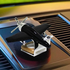 Deals, Discounts & Offers on  - YOURKARTS.COM Solar Powered Car Perfume Diffuser/Dispenser | Aeroplane Glider Design, Auto Rotation Fan | For Car Dashboard with Perfume liquid & Organic Fragrance - (BLACK, Pack of 1)