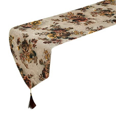 Deals, Discounts & Offers on  - Kuber Industries Flower Design Cotton Table Runner|Patios