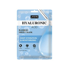 Deals, Discounts & Offers on  - Jaquline USA Hyaluronic Acid Sheet Mask | Bamboo|Enhances Glow | Skin Firming | Refreshing | Hydrating & Glowing | Lightweight | Easy Application