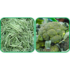Deals, Discounts & Offers on Vegetables & Fruits - Aero Seeds Broccoli (50 Seeds) And French Beans (30 Seeds) Vegetable Seeds Pack