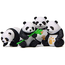 Deals, Discounts & Offers on  - SATYAM KRAFT 1 Set Panda Miniature Set For Unique Gift,Home,Living Room,Office,Restaurant Decor,Showpiece,Perfect Decoration Items(Multicolor)(Poly Resin)(Pack of 1 Set)(4 x 2 cm)
