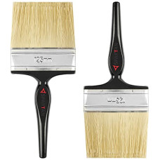 Deals, Discounts & Offers on Home Improvement - Spartan 125mm Wall Paint Brush Super Sturdy Bristles Premium Brushes & Wooden Handle, Professional Brush Set, Easy Clean, Long-Lasting Painting Brush for DIY & Pros
