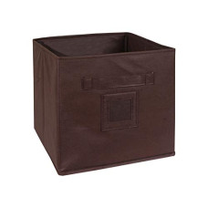 Deals, Discounts & Offers on  - Amazon Brand - Solimo Fabric Storage Box, Small, Brown