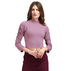 Deals, Discounts & Offers on Women - [Size S] PURVAJA Womens Slim Fit Top(sara-021-029)