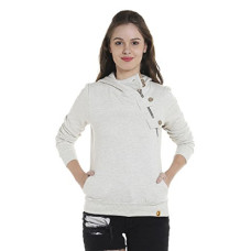 Deals, Discounts & Offers on Women - [Size S] Campus Sutra Solid Women's Sweatshirt