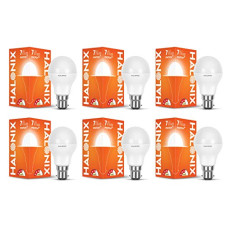Deals, Discounts & Offers on  - Halonix 7-Watt LED Bulb Astron Plus Base B22 (Cool Day Light) Pack of 6