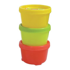 Deals, Discounts & Offers on  - Aristo Swift Plastic Storage Container 300ml - Set Of 3 -Color May Vary