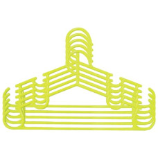 Deals, Discounts & Offers on  - Kuber Industries Baby Clothes Hanger|Heavy-Duty Plastic Baby Hanger|Hangers For Wardrobe, Closet|Pack of 5 (Yellow)