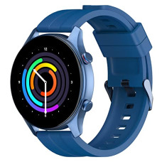 Deals, Discounts & Offers on  - Noise Newly Launched Evolve 2 Play AMOLED Display Smart Watch with Fast Charging, Always On Display, 50 Sports Modes, Hindi Language Support, Health Suite (Electric Blue)