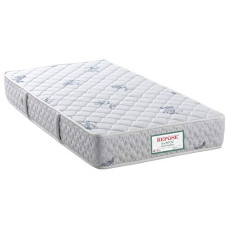 Deals, Discounts & Offers on Furniture - Repose eyelidz 6-inch Single Size Pocket Spring Mattress (Sky Blue and White, 72x30x6)