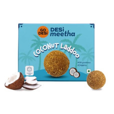 Deals, Discounts & Offers on  - GO DESi Coconut Ladoo, 200 grams, Laddu, Laddoo, Indian Sweets, Mithai Gift