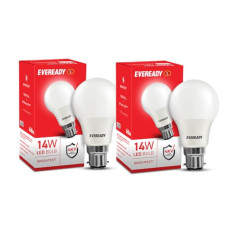Deals, Discounts & Offers on  - Eveready 14W LED Light Bulb | High Efficiency & Glare-Free Light | 4KV Surge Protection | Long Life & Low Maintenance | Uniform Light Distribution| Cool Day Light (6500K) | Pack of 2
