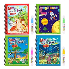 Deals, Discounts & Offers on  - GRAPHENE Magic Water Coloring Doodle Book & Magic Pen Reusable Magic Water Quick Dry Book Water Coloring Book Doodle with Magic Pen Painting Board
