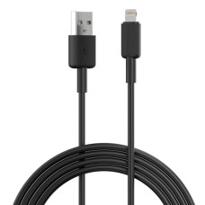Deals, Discounts & Offers on  - Portronics Konnect Link USB to 8PIN Fast Charging Cable with iOS Compatibility, 3.0A Output, 480Mbps Data Transfer, 1M Length(Black)