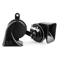 Deals, Discounts & Offers on  - myTVS HO-1 Black Trumpet Twin Tone Horn