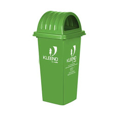 Deals, Discounts & Offers on  - Cello Kleeno Dome Lid Plastic Garbage Dustbin Bucket 110 LTR - Green, Manual-lift