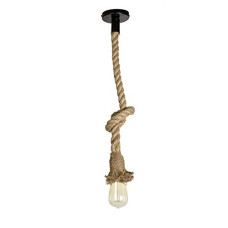 Deals, Discounts & Offers on  - Tu Casa HG-04 Knot Rope pendent Light Jute Rope Holder Type e-27 Size 4x1x27