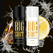 Deals, Discounts & Offers on Beauty Care - Big Shot Jazz Club & Privee 2x150 ml | Jazz Club & Privee has Patchouli Amber & Oakmoss notes Long Lasting Fragrance | Eau de Parfum|