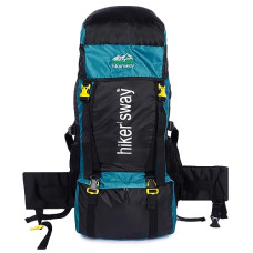 Deals, Discounts & Offers on Backpacks - hiker's way 70 Ltrs Rucksack bags backpacks Travelling Bag tekking bag Camping Bag with waterproof compartment with rain cover (HW-7001)