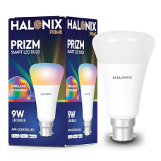 Deals, Discounts & Offers on  - Halonix Wi-Fi Enabled Smart LED Bulb 9W B22D (16 Million Colors + Warm White/Neutral White/White) (Compatible with Amazon Alexa and Google Assistant)
