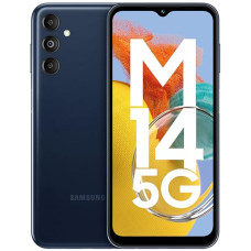 Deals, Discounts & Offers on Electronics - Samsung Galaxy M14 5G (Berry Blue,4GB,128GB)|50MP Triple Cam|Segment's Only 6000 mAh 5G SP|5nm Processor|2 Gen. OS Upgrade & 4 Year Security Update|12GB RAM with RAM Plus|Android 13|Without Charger