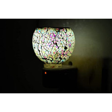 Deals, Discounts & Offers on  - Krishi Electric Kapoor Dani Stand Kapur Incense Burner/Beautiful Smart Ceramic Kapoor Dani/Aroma Oil Burner Cum Night Lamp with Switch Design On The Kapoordani May Vary (Classy Glass (PM 17))