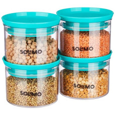 Deals, Discounts & Offers on  - Amazon Brand - Solimo Plastic Storage Jar and Container Set I Air Tight & BPA Free Containers