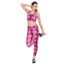 Deals, Discounts & Offers on Women - Clovia Women's Activewear Ankle Length Printed Sports Tights