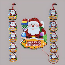 Deals, Discounts & Offers on  - CraftVatika Christmas Hanging Decorations, Merry Christmas Santa Sticker Wall Hanging Set of 1