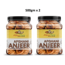 Deals, Discounts & Offers on Food and Health - Afgani Farm Dry fruits Afghani Anjeer Afghanistan Anjir Figs(2 x 500 g)