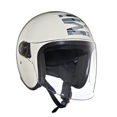 Deals, Discounts & Offers on  - Royal Enfield Flip-up Coopter Camo MLG Helmet with Clear Visor Gloss White, Size: L(59-60cm)