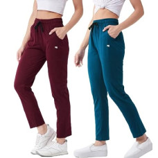 Deals, Discounts & Offers on Women - [Sizes M, XL] Modeve  Women Cotton Blend Pack of 2 Track Pant