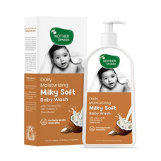 Deals, Discounts & Offers on Baby Care - Mother Sparsh Milky Soft Baby Body Wash - 400ml | With Milk Protein & Coconut Oil | pH Balanced Natural Baby Wash | Tear Free Formula