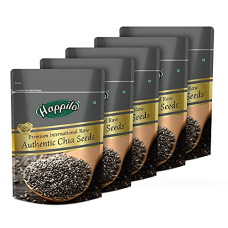 Deals, Discounts & Offers on  - Happilo Premium Raw Authentic Chia Seeds 250g (Pack of 5)
