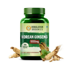 Deals, Discounts & Offers on  - Himalayan Organic Korean Red Ginseng 1000mg For Men | Supports Brain Function, Boosts Immunity,Energy & Focus (100 Capsules)