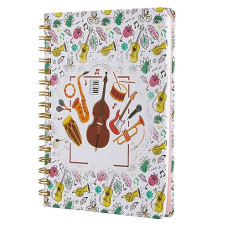 Deals, Discounts & Offers on Electronics - Amazon Brand - Solimo Magical Melody Wirebound Notebook | 80 GSM | 160 Pages (165 X 215 mm)
